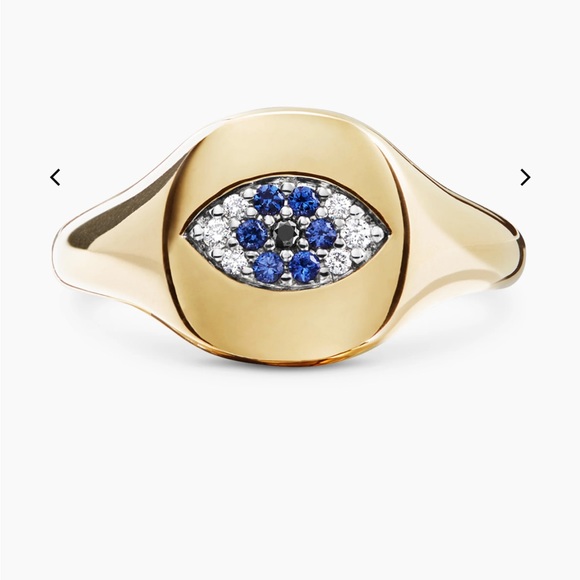 David Yurman collectible evil eye pinky ring - Picture 3 of 7
